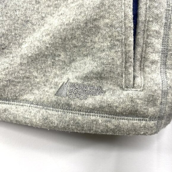 MEC Mountain Equipment Co-op Jacket Mens Medium Wool Blend Zip Front Gray REI - Picture 2 of 5